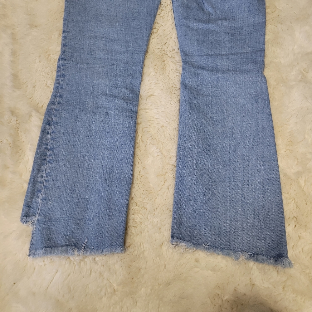 Mother Insider Crop Step Fray Limited Edition Size 25 Light Blue - Picture 4 of 9